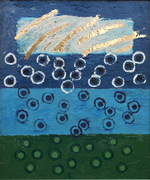 Oheň, vzduch, voda, země 59x49 1993